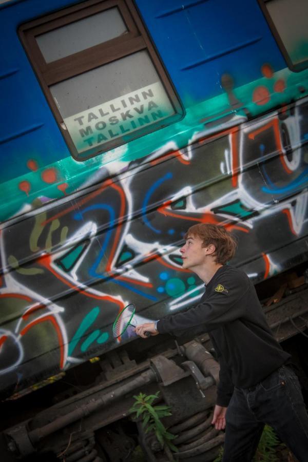 Railrooms Traincar Hostel Tallinn Eksteriør bilde